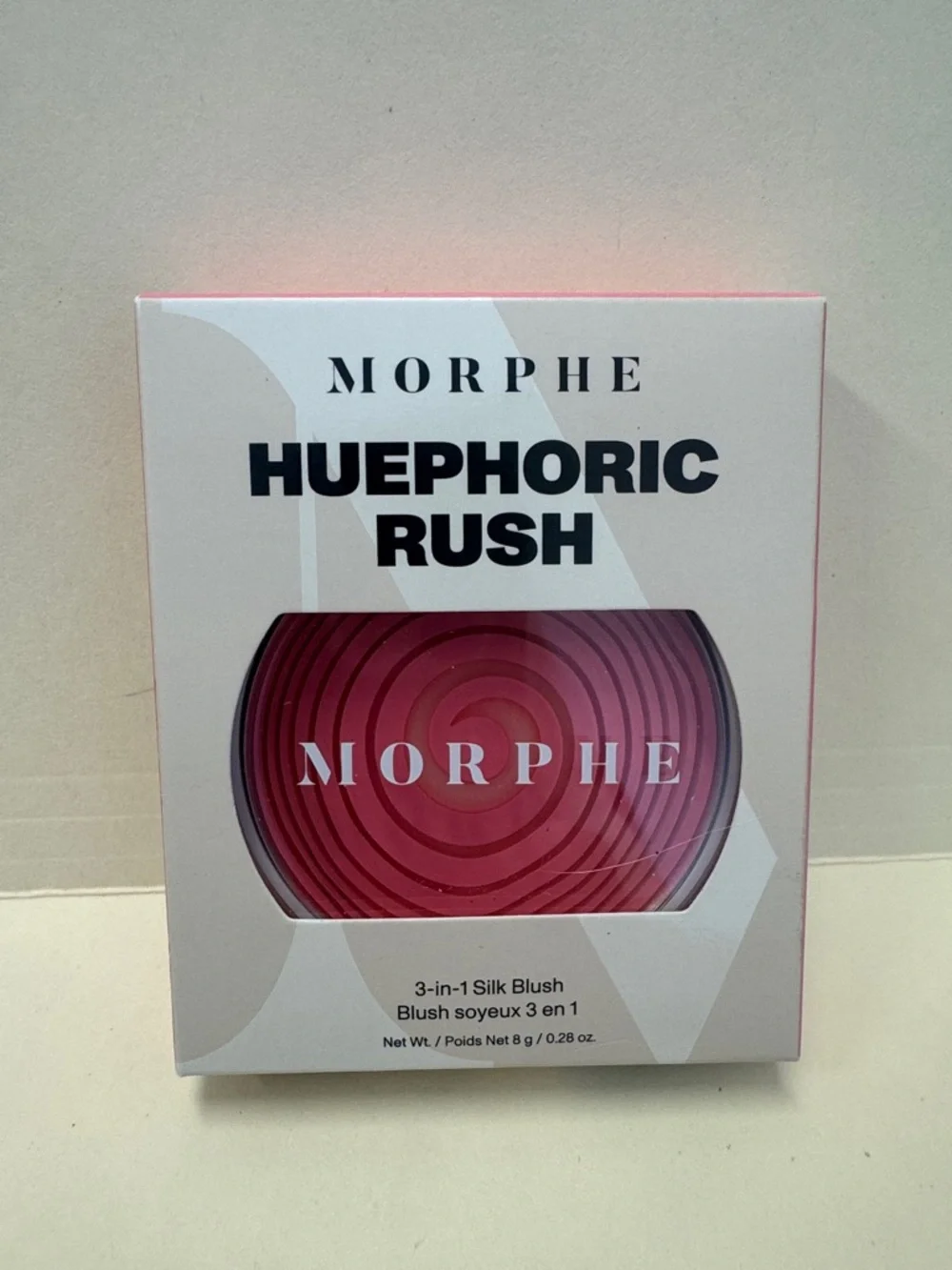 MORPHE Huephotic Rush 3-in-1 Silk Blush in Pleasured (Warm Pink) 0.28oz NIB $16